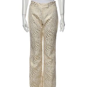 Rachel Zoe Animal Print Wide Leg Pants